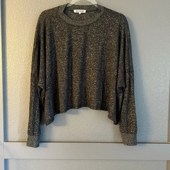 Joah Brown • Heathered black Knit Top - Picture 1 of 5